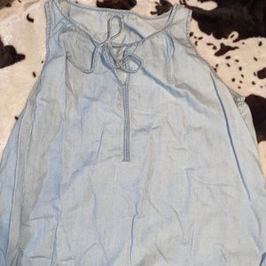 Denim Tank Top